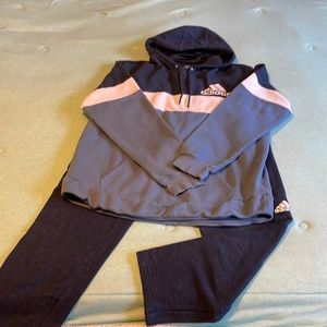 Adidas jogger matching set